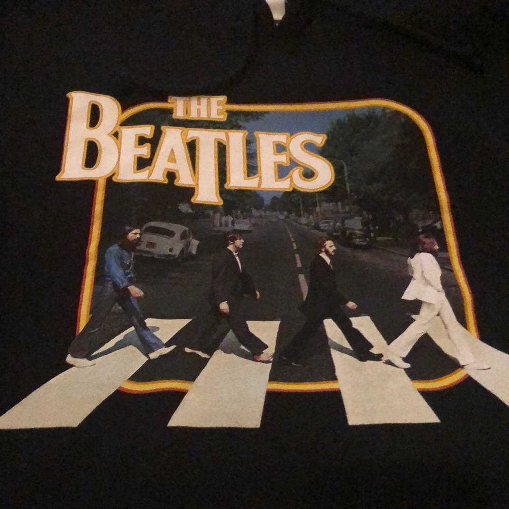 Sweatshirt The Beatles mens new size M 80% cotton 20% polyester hoodie